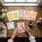 All-in-One Watercolor Art Prints + Postcards: Abstract Botanicals